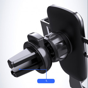 YC08 universal gravity air vent car mount тъмносин - Img 6