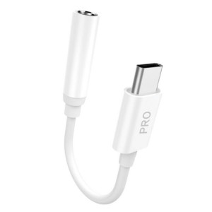 Адаптер за слушалки DUDAO USB Type C към мини жак 3.5mm (L16CPro) бял - Img 1
