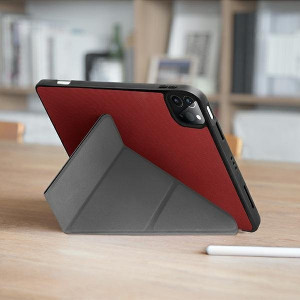 Антибактериален калъф тип книга с място за стилус UNIQ Transforma - iPad Pro 11" (2nd gen 2020) / Pro 11" (3rd gen 2021) / Pro 11" (4th gen 2022) ebony black - Img 4