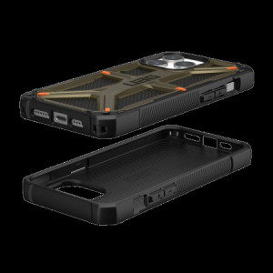 Армиран гръб UAG Monarch - iPhone 15 Pro Max зелен кевлар - Img 4
