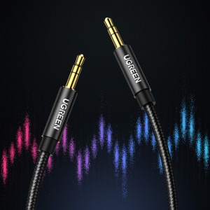 Аудио кабел UGREEN жак 3.5mm 1m черен (AV112) - Img 2