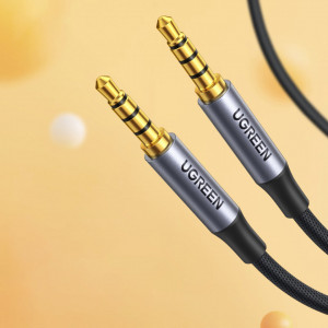 Аудио кабел UGREEN кабел жак 3.5mm кабел към жак 3.5mm 2m (AV183) черен - Img 3