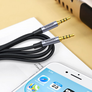 Аудио кабел UGREEN кабел жак 3.5mm кабел към жак 3.5mm 2m (AV183) черен - Img 7