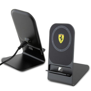 Безжично MagSafe зарядно FERRARI FEMFBMALK 2023 Collection 15W черно - Img 1