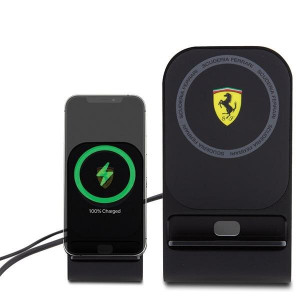 Безжично MagSafe зарядно FERRARI FEMFBMALK 2023 Collection 15W черно - Img 2
