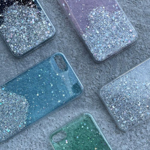 Блестящ гръб WOZINSKY Star - iPhone XR зелен - Img 12