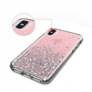 Блестящ гръб WOZINSKY Star - Samsung Galaxy M51 розов - Img 7