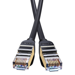 Бърз интернет кабел BASEUS cat.7 RJ45 10Gb/s 30m черен (WKJS011001) - Img 7