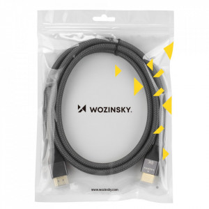 Видео кабел WOZINSKY HDMI 2.1 3m кабел сребърен - Img 5