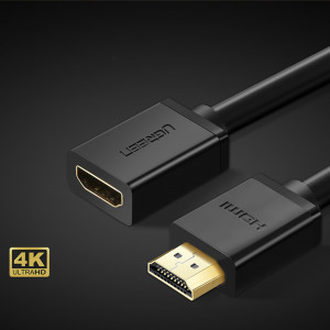 Видео удължител UGREEN HDMI (мъжко) към HDMI (женско) 1m черен (HD107) - Img 3