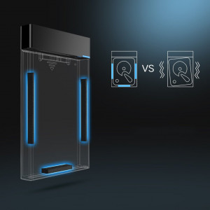 Външна адаптерна кутия Ugreen за HDD SSD 2.5'' SATA USB 3.2 Gen 1 5Gbps micro USB SuperSpeed + кабел 0.5m (US22 5G1 30848) черен - Img 6