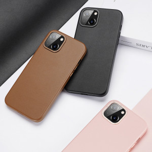 Гръб от еко кожа DUX DUCIS Grit MagSafe - iPhone 14 Plus розов - Img 6
