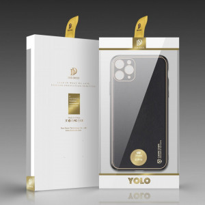 Гръб от еко кожа DUX DUCIS Yolo - iPhone 12 Pro черен - Img 5