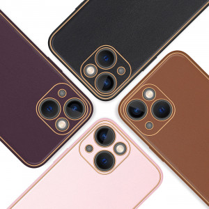 Гръб от еко кожа DUX DUCIS Yolo - iPhone 14 кафяв - Img 14