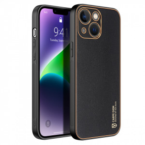 Гръб от еко кожа DUX DUCIS Yolo - iPhone 14 Plus черен - Img 3