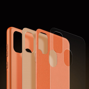 Гръб от еко кожа DUX DUCIS Yolo - Samsung Galaxy M30s оранжев - Img 10