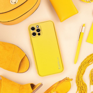 Гръб от еко кожа FORCELL Leather - Samsung Galaxy A22 жълт - Img 11