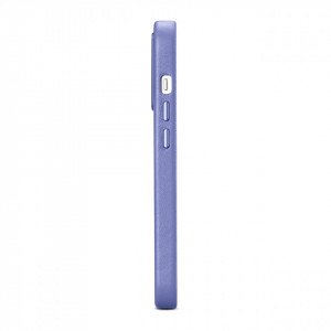 Гръб от естествена кожа iCARER Leather MagSafe - iPhone 14 Pro Max светлолилав - Img 6