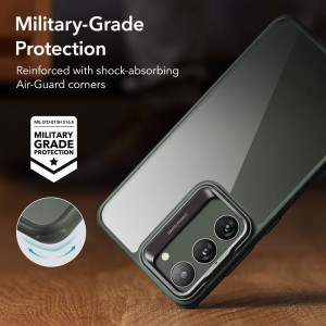 Гръб със стойка ESR Classic Kickstand - Samsung Galaxy S23+ прозрачен / зелен - Img 4