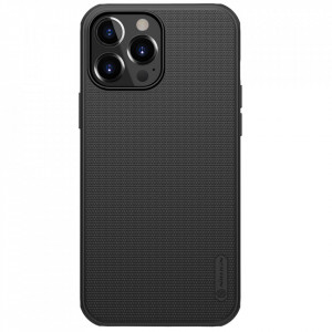 Гръб със стойка NILLKIN Super Frosted Shield - iPhone 13 Pro Max черен - Img 1