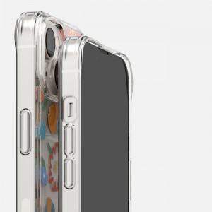 Гръб с гел рамка RINGKE Fusion Armor - iPhone 14 Plus (флорал) прозрачен - Img 12