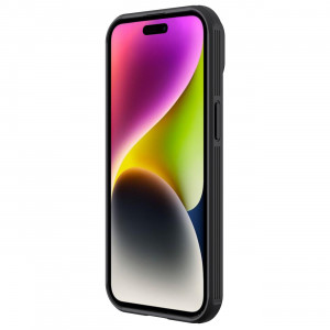 Гръб с подвижно покритие за камерата NILLKIN CamShield Pro с вграден магнит - iPhone 15 Plus черен - Img 4