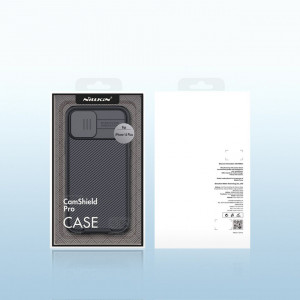 Гръб с подвижно покритие за камерата NILLKIN CamShield Pro MagSafe - iPhone 14 Plus черен - Img 5