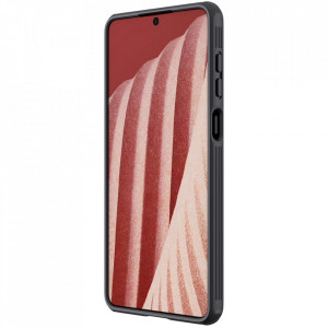 Гръб с подвижно покритие за камерата NILLKIN CamShield Pro - Samsung Galaxy A73 5G черен - Img 4