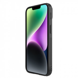 Гръб с подвижно покритие за камерата NILLKIN Synthetic Fiber S - iPhone 14 Plus черен - Img 4