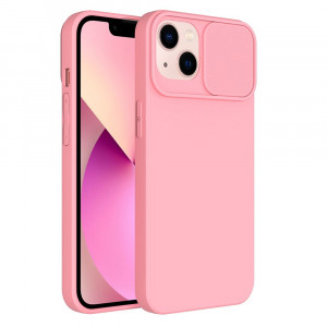 Гръб с подвижно покритие за камерата Slide - iPhone 14 Pro светлорозов - Img 9