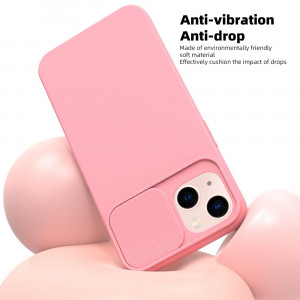 Гръб с подвижно покритие за камерата Slide - iPhone 14 Pro светлорозов - Img 19