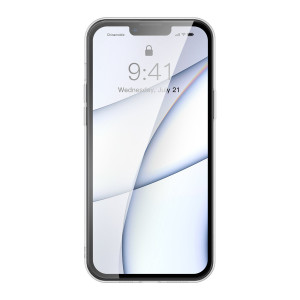 Гръб BASEUS Frosted Glass - iPhone 13 Pro черен - Img 7