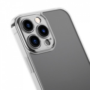 Гръб BASEUS Frosted Glass - iPhone 13 Pro Max прозрачен - Img 8