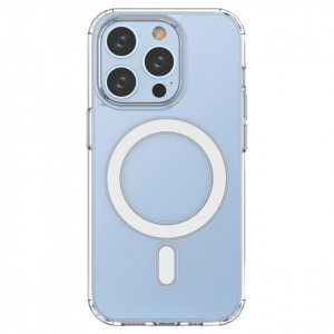 Гръб Clear Magnetic MagSafe - iPhone 14 Pro прозрачен - Img 2