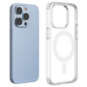 Гръб Clear Magnetic MagSafe - iPhone 14 Pro прозрачен - Img 8