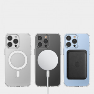 Гръб Clear Magnetic MagSafe - iPhone 14 Pro Max прозрачен - Img 2