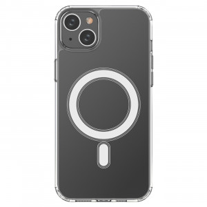 Гръб Clear Magnetic MagSafe - iPhone 15 Plus прозрачен - Img 1