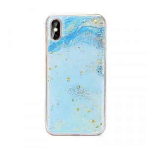 Гръб FORCELL Marble - Xiaomi Redmi 7 син мрамор - Img 2