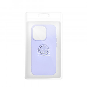 Гръб FORCELL Silicone Ring - iPhone 15 виолетов - Img 11
