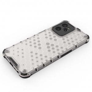 Гръб Honeycomb Armor със силиконов бъмпер - Realme C35 прозрачен - Img 4
