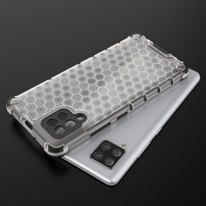Гръб Honeycomb Armor със силиконов бъмпер - Samsung Galaxy A42 5G син - Img 16