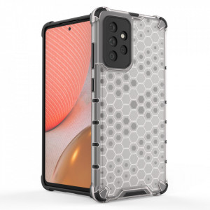 Гръб Honeycomb Armor със силиконов бъмпер - Samsung Galaxy A72 син - Img 2