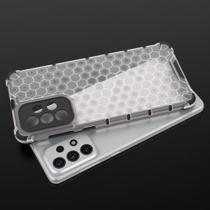 Гръб Honeycomb Armor със силиконов бъмпер - Samsung Galaxy A73 5G син - Img 8
