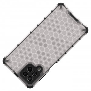 Гръб Honeycomb Armor със силиконов бъмпер - Samsung Galaxy M53 прозрачен - Img 6