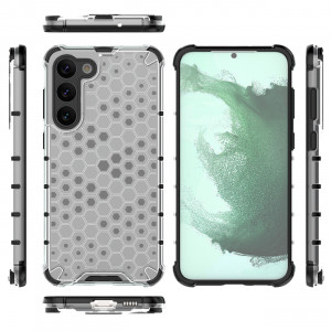Гръб Honeycomb Armor със силиконов бъмпер - Samsung Galaxy S23+ прозрачен - Img 16