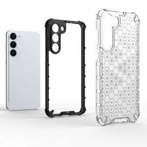 Гръб Honeycomb Armor със силиконов бъмпер - Samsung Galaxy S23+ син - Img 2
