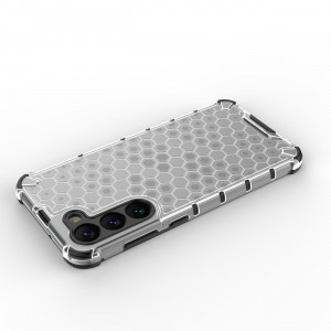 Гръб Honeycomb Armor със силиконов бъмпер - Samsung Galaxy S23+ син - Img 12