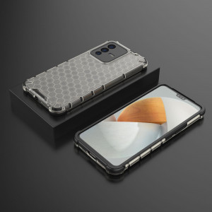Гръб Honeycomb Armor със силиконов бъмпер - Vivo V23 5G черен - Img 2