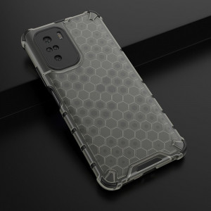 Гръб Honeycomb Armor със силиконов бъмпер - Xiaomi Mi 11i / Mi 11X / Poco F3 / Redmi K40 / K40 Pro / K40 Pro Plus черен - Img 11