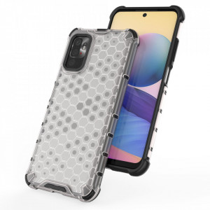 Гръб Honeycomb Armor със силиконов бъмпер - Xiaomi Poco M3 Pro / M3 Pro 5G / Redmi Note 10 5G черен - Img 8